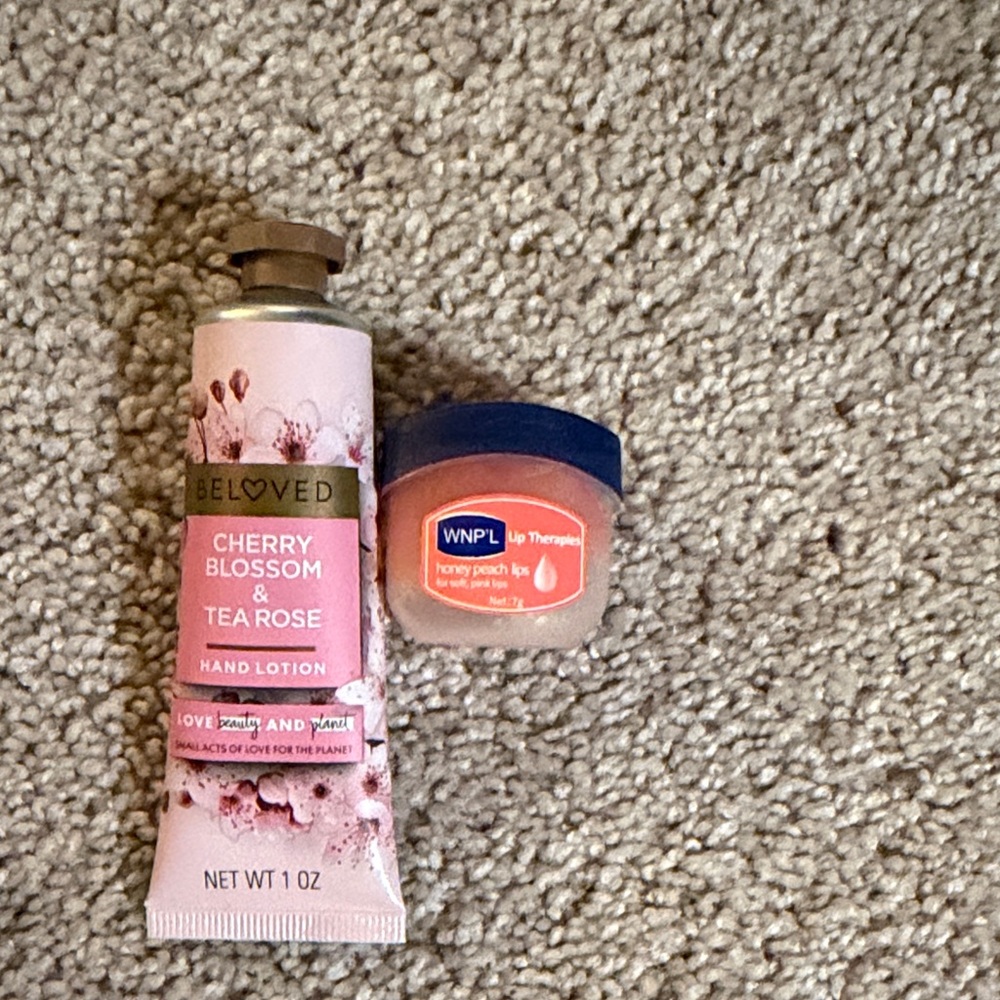 My Beloved Cherry Blossom & Tea Rose Hand Lotion and Lip Therapy Set